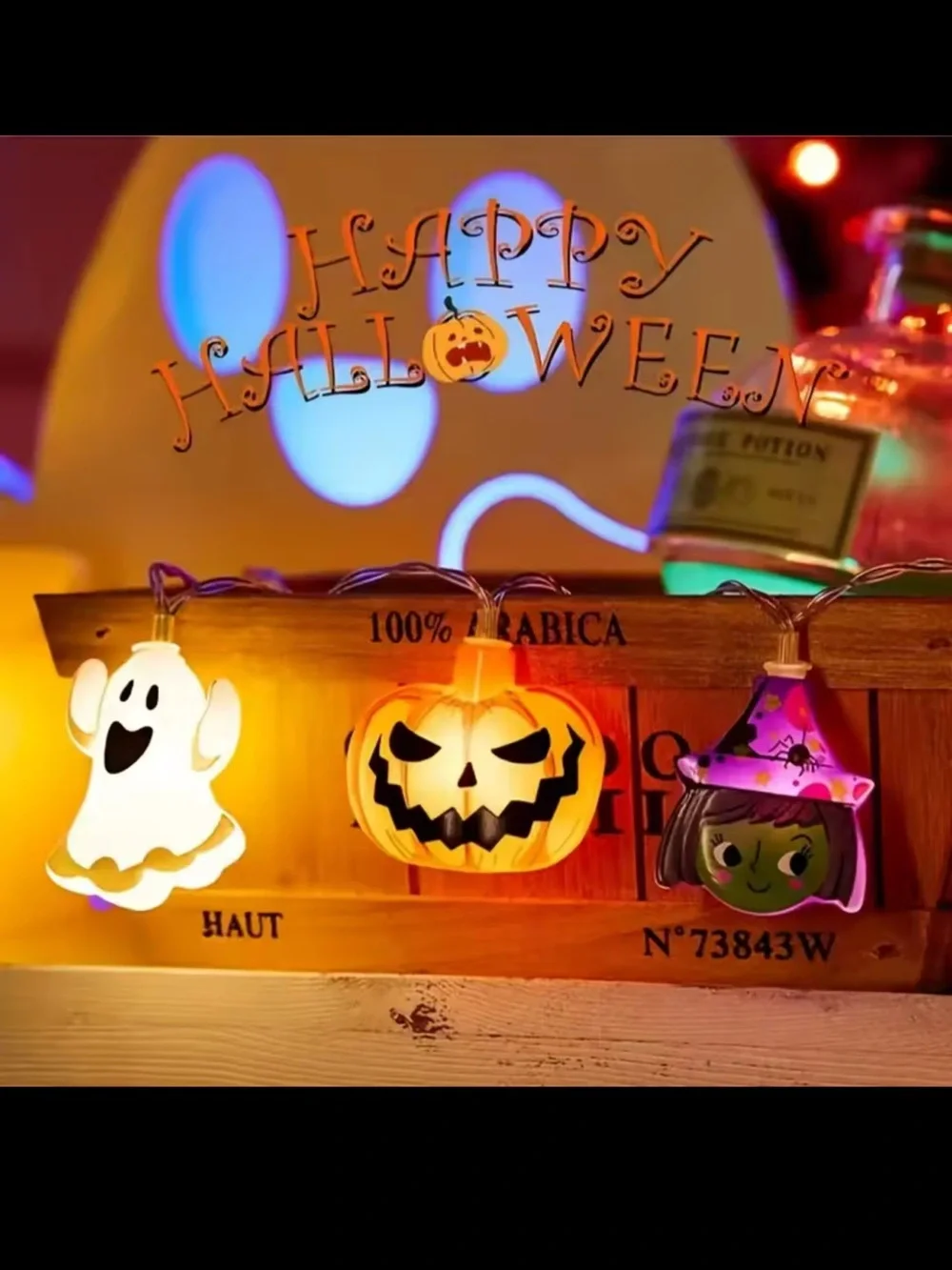 Halloween Character String Lights – Multicolor Festive Decor